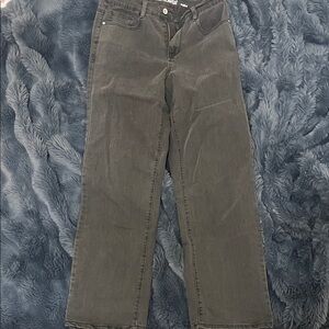 Wallflower Women's Dark Gray Straight Leg Jeans